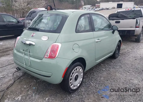 2013 Fiat 500 Pop z USA, uszkodzony, nr VIN 3C3CFFAR3DT515289